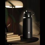Черный мастурбатор в виде бутылки Fap Flask