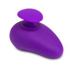 Фиолетовый клиторальный вибромассажер Palm Sense