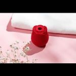 Красный вакуумный стимулятор клитора Ilana