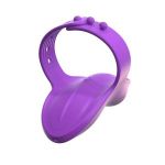 Фиолетовая вибронасадка на пальцы Finger Vibe