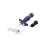 Синяя анальная вибропробка Buttocks The Wild Magn Pulse Vibrating Plug - 15 см.