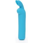Голубая вибропуля с ушками Rechargeable Rabbit Ears Bullet Vibrator