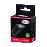 Черное эрекционное виброкольцо Vibro Lust Ring