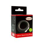 Черное эрекционное виброкольцо Vibro Spanning
