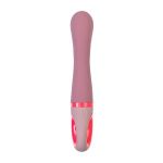 Розовый вибратор для G-стимуляции Rose - 19 см.
