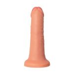 Телесный реалистичный фаллоимитатор RealStick CALIBER - 20 см.