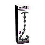 Черные анальные бусы Anal beads - 50 см.