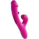Розовый вибратор-кролик G Spot Ultra - 26,5 см.