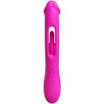 Розовый вибратор-кролик G Spot Ultra - 26,5 см.