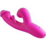 Розовый вибратор-кролик G Spot Ultra - 26,5 см.