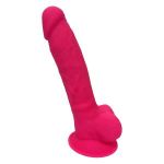 Розовый фаллоимитатор Dildo With Balls 7Inch - 17,7 см.