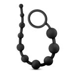 Черная анальная цепочка 10 Anal Beads - 31,8 см.