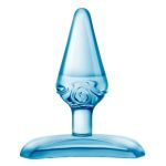 Голубая анальная пробка Jolly Plug - 7 см.