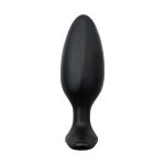 Черная анальная втулка LOVENSE Hush 2 (M) - 13,5 см.