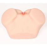 Телесный полуторс с двойным слоем материала и вибрацией Vanilla Onahole Real Vagina