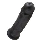 Чёрный фаллос-гигант 10  Cock - 25,4 см.