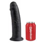 Чёрный фаллос-гигант 10  Cock - 25,4 см.