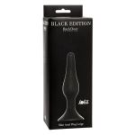 Чёрная анальная пробка Slim Anal Plug Large - 12,5 см.