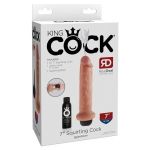 Фаллоимитатор с имитацией семяизвержения 7  Squirting Cock - 21,6 см.