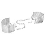 Серебристые наручники-браслеты Desir Metallique Handcuffs