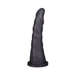 Насадка-фаллоимитатор на кожаных трусиках Harness Ultra Realistic 6,5  - 18,5 см.