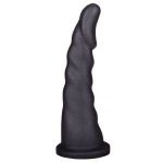 Насадка-фаллоимитатор на кожаных трусиках Harness Ultra Realistic 6,5  - 18,5 см.