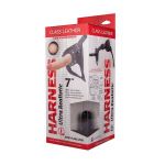 Насадка-фаллоимитатор на кожаных трусиках Harness Ultra Realistic 7  - 18 см.