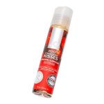 Лубрикант на водной основе с ароматом клубники JO Flavored Strawberry Kisses - 30 мл.