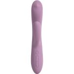 Сиреневый интерактивный вибратор-кролик Trysta Neo с шариком для зоны G - 18,4 см.