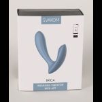 Голубой интерактивный вибромассажер Erica