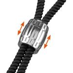 Черное эрекционное лассо с шариком-утяжелителем Heavy Rope