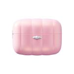 Розовый вакуумный стимулятор клитора Alggie Earphone с управлением через приложение