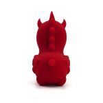 Красный клиторальный стимулятор Blaze Diablo с язычком