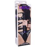 Черный жезловый вибромассажёр Merci Power Wand