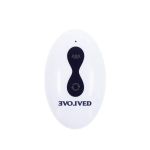 Фиолетовые анальные бусы с вибрацией и вращением Pleasure Orbit - 17,8 см.