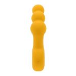 Желтая анальная вибропробка Bumble - 14,9 см.