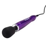 Фиолетовый жезловый проводной вибратор Doxy Die Cast - 37 см.