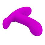 Лиловый стимулятор Geri с подвижным хвостиком