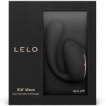 Черный вибратор с управлением через приложение Lelo Ida Wave