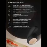 Черный вибратор с управлением через приложение Lelo Ida Wave