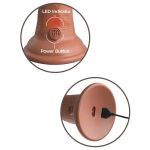Карамельный вибратор-реалистик 8  Vibrating Silicone Dual Density Cock - 22 см.