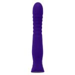 Фиолетовый вибростимулятор Trixxxie - 22,2 см.