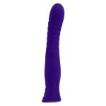 Фиолетовый вибростимулятор Trixxxie - 22,2 см.