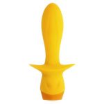 Желтая анальная вибропробка Mellow Yellow - 13,5 см.