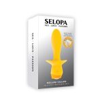 Желтая анальная вибропробка Mellow Yellow - 13,5 см.