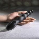 Черный анальный вибростимулятор Backdoor Baton - 24,1 см.
