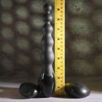 Черный анальный вибростимулятор Backdoor Baton - 24,1 см.