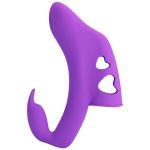 Фиолетовый вибратор на палец Yenna