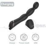 Черный вибратор для G-точки Laband - 21 см.