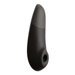 Черный бесконтактный клиторальный стимулятор Womanizer Enhance с вибрацией